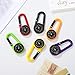 BESPORTBLE Pcs Compass Keychain for Kids:Portable Mini Compass Carabiner for Outdoor Hiking Camping Emergency Backpacking Accessory