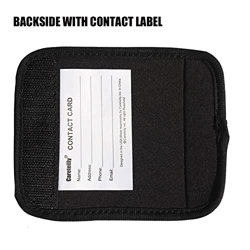Image of Neoprene Luggage Handle Wrap- Comfort Luggage Identifiers for Suitcases Luggage Markers Easy Identification Travel Bag Identifiers Travel Accessories for Women-Yellow