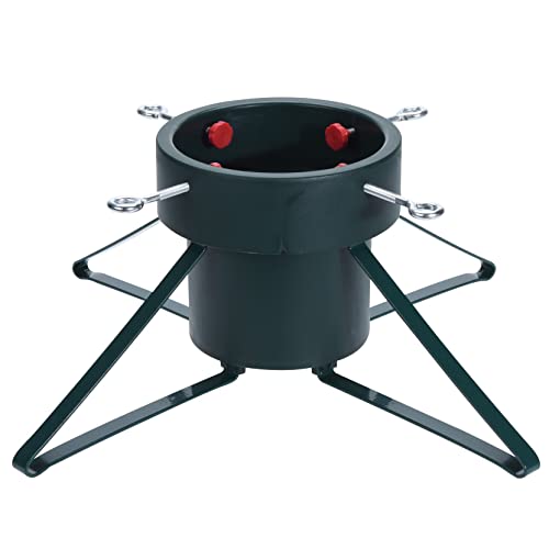 Green Christmas Tree Stand With Water Reservoir | Christmas Tree Holder For Real Tree | Live Christmas Tree Stand And Water Tank