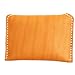 Business Card Holder, Handmade Leather Card Wallet,Genuine Leather Front Pocket Minimalist Card Case(Yellow)