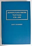 Pennsylvania births, York County, 1730-1800