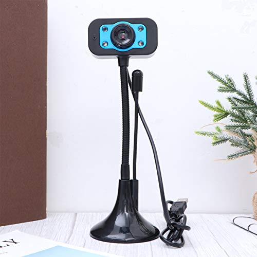 Lurrose Webcam Hd de Computador Com Suporte de Microfone Cí¢mera de Laptop Com Foco Automí¡tico Cí¢m