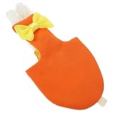 JOINPAYA Pañal para Aves de Vuelo XL Naranja Ropa de Algodón Lavable para Loros Grandes Traje para Exteriores Pañales para Periquitos y Conuros Ropa Cómoda y Reutilizable
