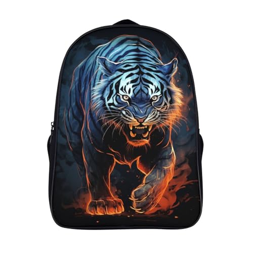 Mochila infantil 3D de tigre con felpa linda para guardería y preescolar con correa