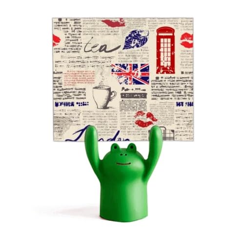 Support pour journal grenouille drapeau britannique finition métal