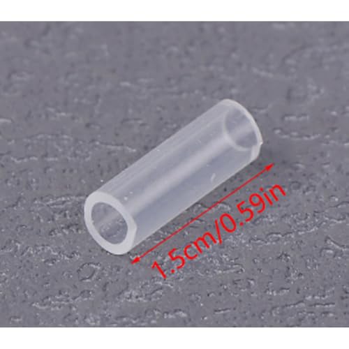 Acrylic Charm Keychain Protection Covers, Bead Ball Chain Keychain Protector Cover, Ball Chain Keychain Clasp Protectors Tube for Key Rings, Photocard Holders, Accessories (50pcs) - imagen 7