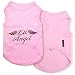 Parisian Pet Lil Angel Dog T-Shirt, Medium, Pink