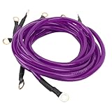 Installation facile : le kit de fil de terre automobile est conçu pour une installation simple et pratique, permettant le remplacement direct des fils anciens ou endommagés.