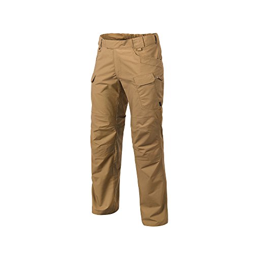 Helikon-Tex UTP Urban Tactical Pants for Men - Ripstop Mens Cargo Pants - Lightweight for Military, Outdoors, Hiking, Army, Work Pants, Coyote Brown Waist 38 Length 32