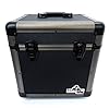 Gorilla LP80 12" LP Vinyl Record Storage Carry Case - Holds 80-3 Colours Available (Titanium) #4