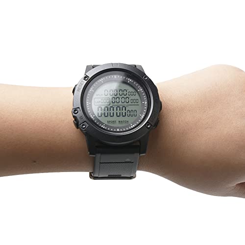 Montre d'arbitre de football - Minuteur - Minuteur - Veilleuse - Compte à rebours - Chronomètre - Pour professeur de sport - Grand cadran - Montre de sport lumineuse