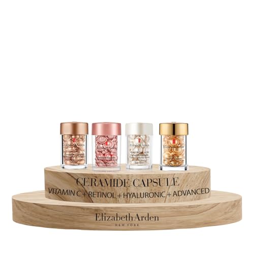 Elizabeth Arden - 30 Cápsulas de Retinol + HPR + 30 Cápsulas de Advanced + 30 Cápsulas de Ácido Hialurónico + 30 Cápsulas de Vitamina C