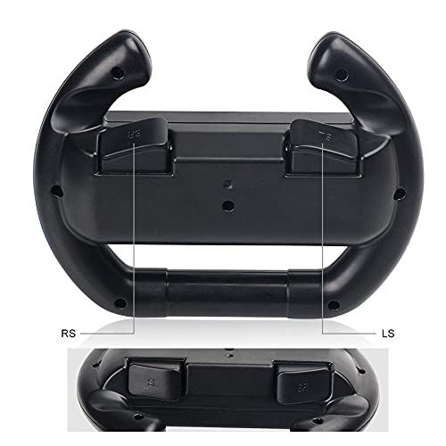 Par Volante Nintendo Switch Controle Joy-con Grip Dobe Preto