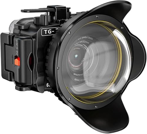 Caisson étanche IPX8 pour Olympus TG7 avec filtre rouge inclus