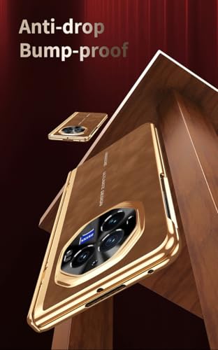 Coque Vivo X Fold3 avec protège-écran et charnière cuir