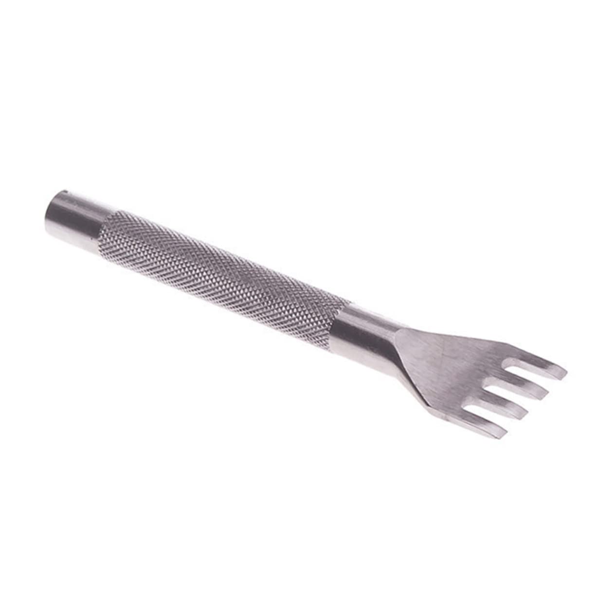 Leather Punching Tool Set DIY Steel Tooth Puncher for Leather Crafting Strong Steel Construction Comfortable Handle Effortless Use for Belts Bags
