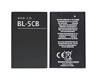 FIALDETEC Akku für Nokia BL-5CB Li-Ion Ersatz Batterie Ersatzakku für 105 106 100 150 101 103 109 111 113 1000