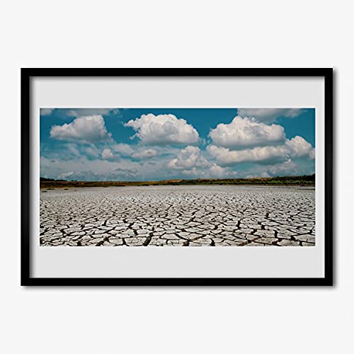 Affiche encadrée 70x50 cm pour habiller un mur vide avec un paysage de rivière