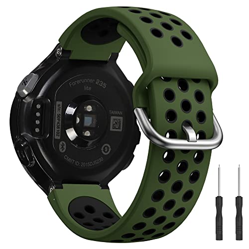 Bracelet montre Garmin Forerunner 235 anti-frottement en silicone