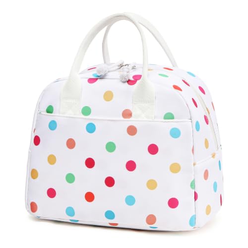Image of LOVELYWIND Lunch Box for Women Cute Lunch Bags for Women Lunch Tote Bags Reusable Insulated Lunch Box Large Capacity Reusable Insulated Cooler for Work or Travel Gifts or Beach