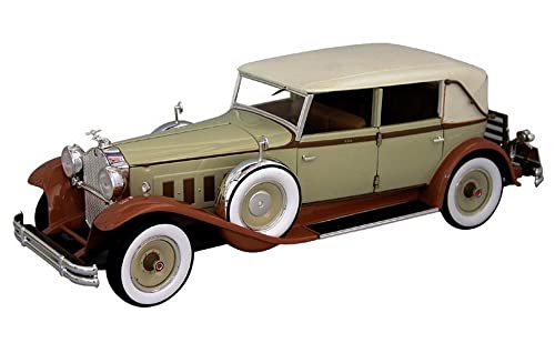 Modelo a escala 1:18 1930 Packard Brewster metálico