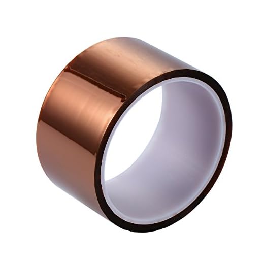 Foxnovo High Temperature Heat Resistant Tape Polyimide Film Adhesive Tape (50mm33m)