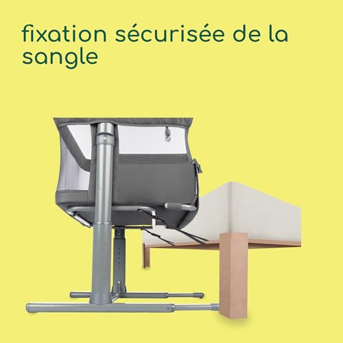 Berceau cododo réglable 5 hauteurs Bebeconfort Zina graphite