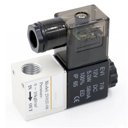Électrovanne pneumatique DC24V 10mm à commande électrique NC pour circuit d'air comprimé - 5