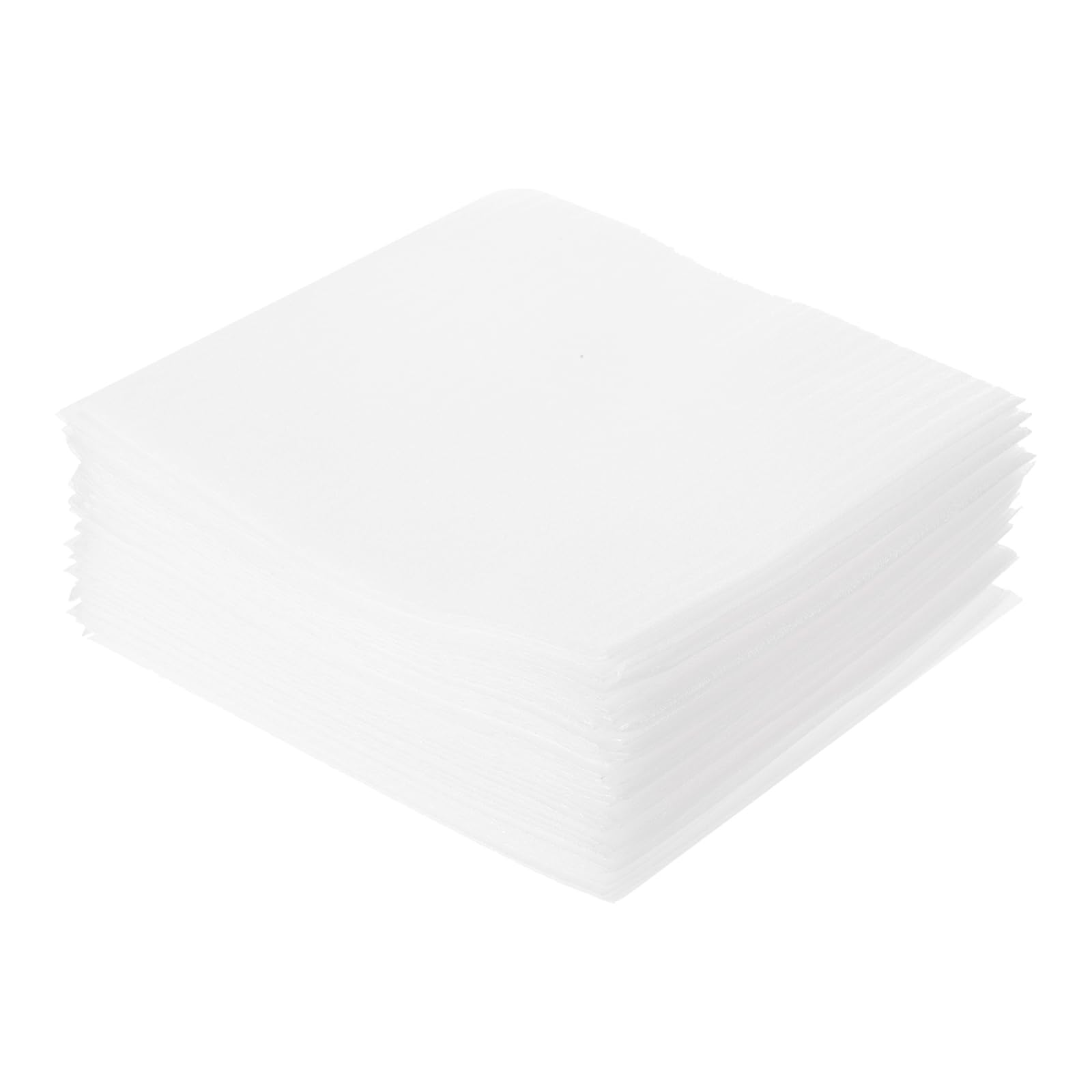 sourcing map Foam Packing Pouches, 100 Pack 14 Inch x 14 Inch Wrap Bubble Pouches Cushion Foam Packing Supplies Packing sleeves White for Dishes Furniture Glasses Cups Moving Storage