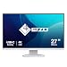 EIZO FlexScan mit FlexStand LED-Monitor 68,5 cm 27 Zoll 3840 x 2160 4K IPS 350 cd/m² 1000:1 6 ms HDMI DisplayPort USB-C Lautsprecher weiß