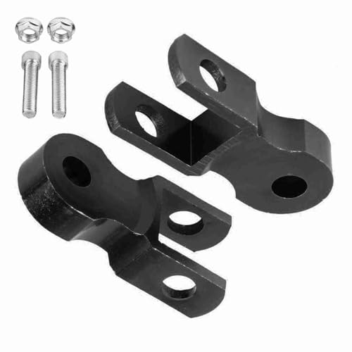 ZAICOLER Elevador de Amortiguador Trasero de Motocicleta, Almohadilla de Extensión de 5 Cm de para Chasis, Hecho de Aleación de Aluminio, de Uso Universal, para la Mayoría de las Motocicletas (con