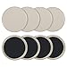 Ezprotekt 7" Patin Pour Meubles Patins Glisseurs Curseurs De Meubles Pour Les Meubles Lourds Coussins De Meubles Coulissants De Meubles Coulissants, Set De 8, Beige