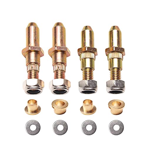 Beneges Two Doors Door Hinge Pins Pin Bushing Repair Assembly Kit Compatible with 1999-2007 Chevy Silverado Avalanche Suburban Tahoe GMC Yukon Sierra Cadillac Escalade 19299324