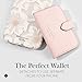 kate spade new york Morgan Magnetic Phone Wallet/Card Holder - Compatible with MagSafe Phones and Cases - Chalk Pink