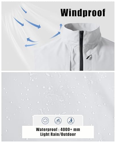 Image of Susclude Men's Quick Dry Lightweight Softshell Vest Windproof Sleeveless Jacket for Fishing Work Golf Hiking Casual Travel