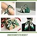 Seawhisper Green Silk Neck Scarf for Women Satin Head Hair Floral Scarf Purse Scarves Headscarf Bandanas Fashion Lightweight Vintage