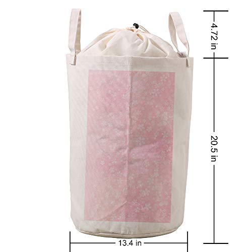 Sac à linge en lin pour salle de bain vêtement rangement