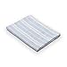 Produktbild LinenMe 65 x 130 cm Badetuch Blau/Weißes Leinen Multistripe 0101402