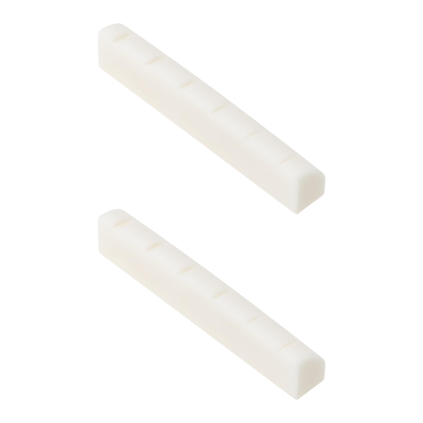 2Pcs 6 String Guitar Slotted Bone Nut 42 * 6 * 8.5mm Compatible with Gibson Compatible with Epiphone Compatible with Les Paul