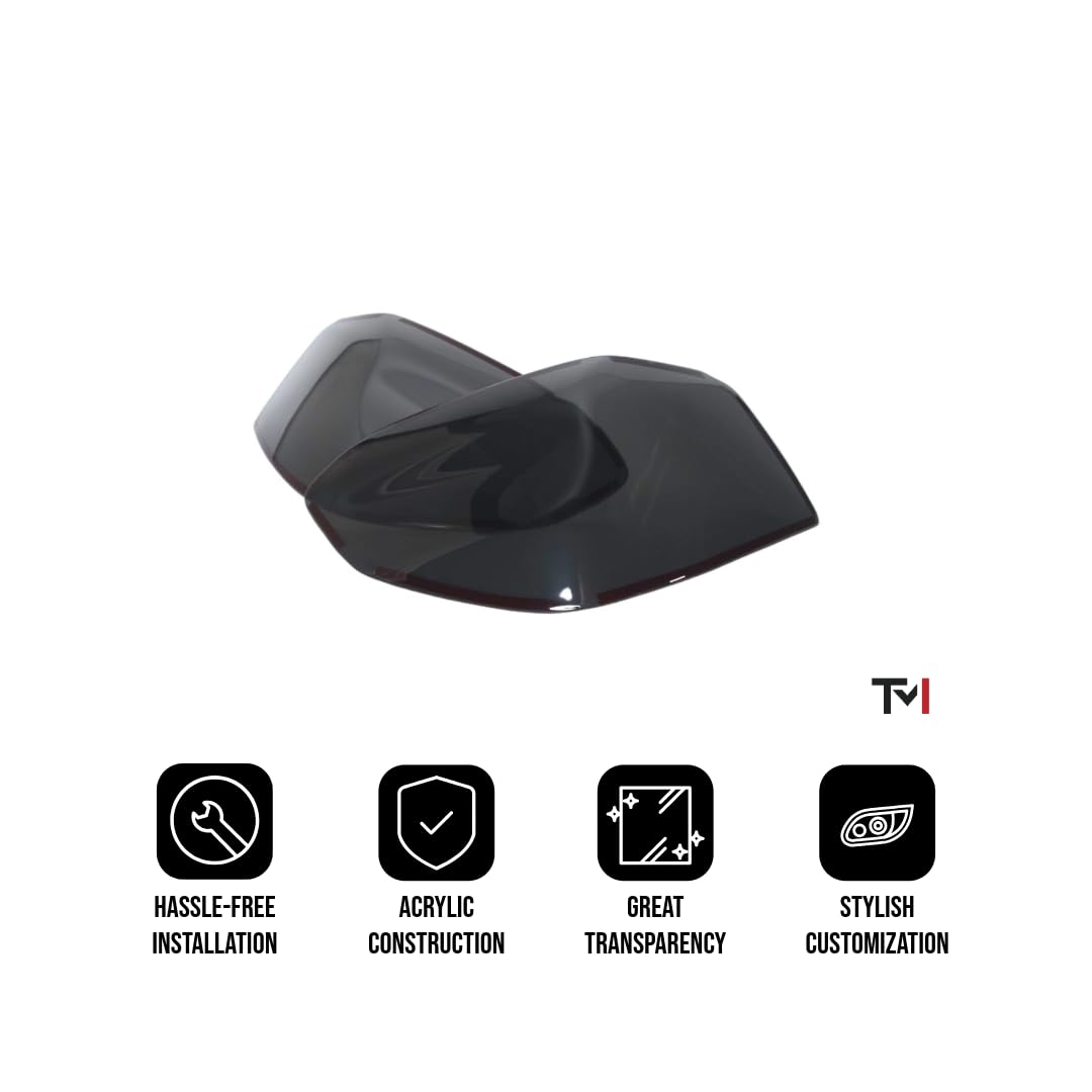 Tint My Light Smoked Acrylic Taillight Lamp Covers for Subaru WRX/STI 2015-2021