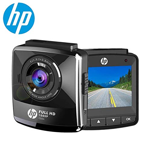 HP Dash Cam for Cars 1080P FHD DVR Vehicle Dashboard Camera Recorder