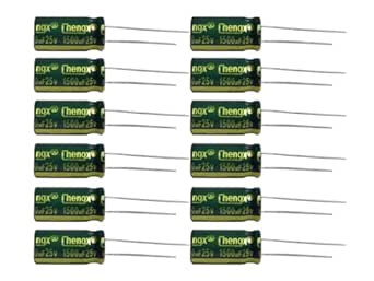 Condensatori 1000uF 25V 20 Pezzi Condensatori Elettrolitici Alluminio 25V 1000uF, 105°C, Dimensioni 10x16mm, Per Riparazioni Elettroniche Condensatore Elettrolitico Alluminio - Foto 3