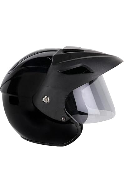 Tiger-ONE Open FACE Helmet [ Size : M ] Motorbike Helmet, Neno Cap, High Impact Shell, ISI : Approved..