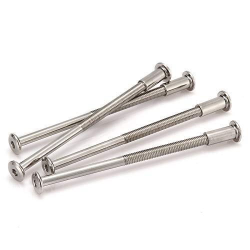Boulons M6 et écrous tête hexagonale 110mm Anmas lot de 10