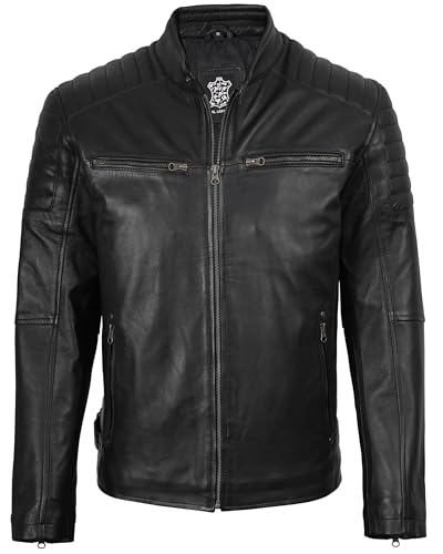Decrum Real Leather Jacket Men - Casual Stylish Lambskin Leather Jackets for Men3