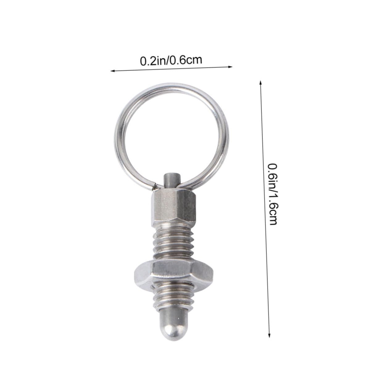4pcs Mechanical Accessories Spring-Loaded Plunger Easy Install Dismantle Robust for Applications