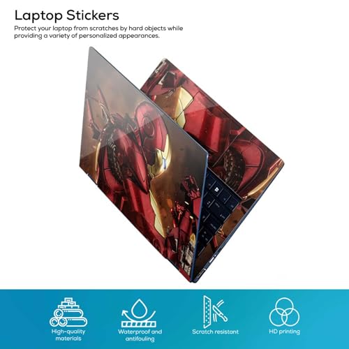 Image of Full Body Laptop Skin /Sticker /Cover Bubble-Free| Laminated| Removable| HD Quality Sticker for Laptops Upto 15.6 Inches Compatible with Hp /Dell /Acer /Lenovo /Asus etc.(DSGN-428)