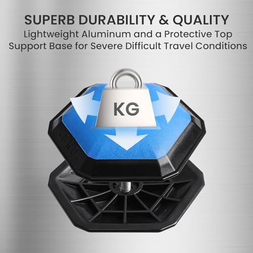 Bolsa de viaje de golf XJBTBA con soporte de aluminio ajustable de 4 secciones 6