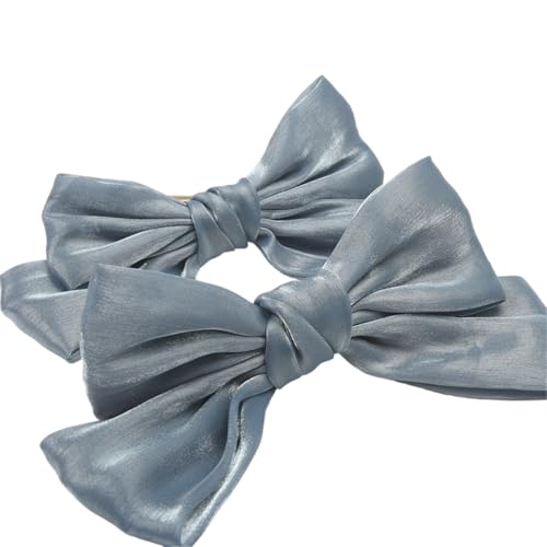 VIVIWI Paquete de 2 elegantes lazos para cortinas de metal con decoración de tela y luz