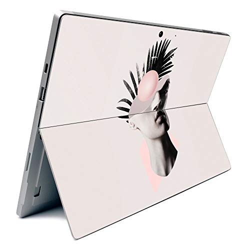 Image of MightySkins Carbon Fiber Skin for Microsoft Surface Pro 7 - Empty Mind | Textured Carbon Fiber Finish | Easy to Apply, Remove, and Change Styles | Made in The USA (CF-MISURPR7-Empty Mind)
